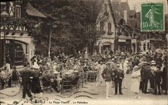 CPA Deauville Plage fleurie la Potiniere