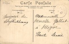 VINTAGE POSTCARD Deauville On sea the walk of the beach and the villa beaded