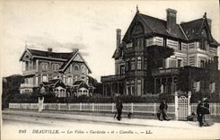 CPA Deauville Les Villas Gardenia et Camelia