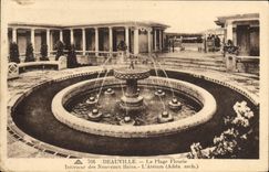 CPA Deauville La plage fleurie interieur des nouveaux bains L'atrium