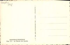 CPA Deauville Trouville le bassin des yachts Bateaux