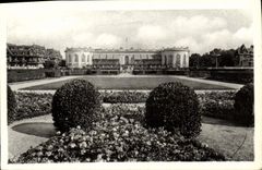 CPA Deauville plage fleurie le casino