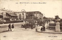 CPA Deauville Lle casino et royal hotel