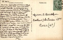 VINTAGE POSTCARD Deauville the entry of the normandy hotel