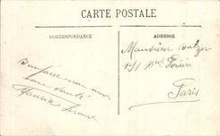 Normando de la corte del hotel de Deauville Normandía de la POSTAL de la VENDIMIA