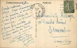 VINTAGE POSTCARD Deauville the royal Hotel seen of the gardens of the casino