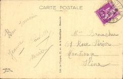 VINTAGE POSTCARD Deauville the flowered beach royal hotel