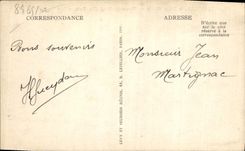 VINTAGE POSTCARD Deauville the beach flevrie normandy hotel