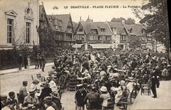 CPA Deauville Plage fleurie la potiniere