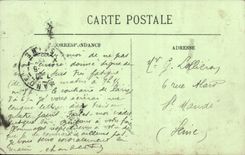 VINTAGE POSTCARD Deauville Which occurred of the republic and boulevard To eat