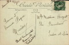 CPA Deauville La rue gontaut biron