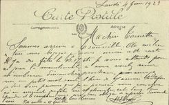 CPA Deauville La plage fleurie la rue gontaud biron