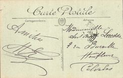 CPA Deauville La plage fleurie la rue gontaud biron