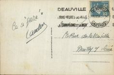 CPA Deauville La plage fleurie la place morny