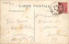 VINTAGE POSTCARD Deauville the flowered Beach gardens the normandy