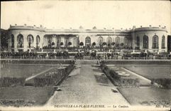CPA Deauville Plage fleurie Le casino