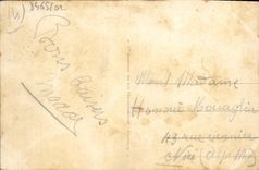 La POSTAL Deauville de la VENDIMIA floreció el hotel de Normandía de la playa y el bulevar de Cornuche