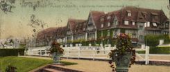 CPA Deauville Plage fleurie normandy hotel et boulevard Cornuche