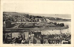 CPA Deauville La Plage Fleurie Vue Generale