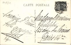 CPA Deauville La Plage Fleurie Vue Generale