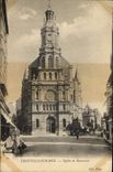 VINTAGE POSTCARD Deauville On Sea Church De Bonsecours