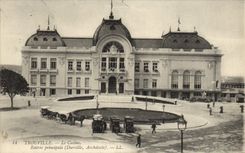 CPA Trouville Le Casino Entree principale