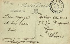 POSTAL Trouville de la VENDIMIA el casino municipal