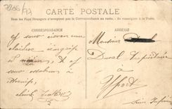 POSTAL Trouville de la VENDIMIA el barco portuario