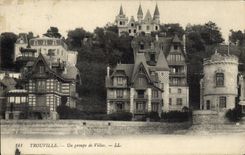 CPA Trouville Un Groupe de Villas