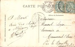 CPA Trouville Les Jetees Bateau
