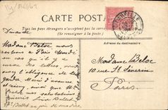 La POSTAL Trouville de la VENDIMIA la cuba tiene marea baja