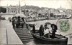 POSTAL Trouville de la VENDIMIA la cuba