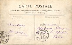 POSTAL Trouville de la VENDIMIA la cuba