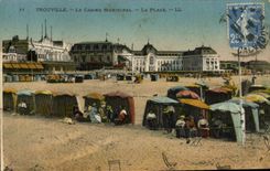 CPA Trouville Le Casino Municipal La plage 