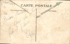 POSTAL Trouville de la VENDIMIA la playa de los parasoles y del mar de las playas