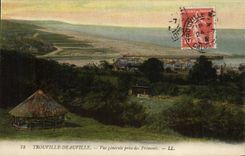 CPA Trouville Deauville Vue Generale Prise des Fremonts