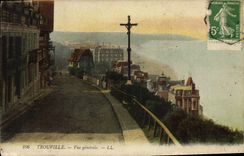CPA Trouville Deauville Vue Generale 