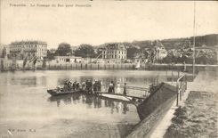 Paso de Trouville de la POSTAL de la VENDIMIA de la cuba Deauville