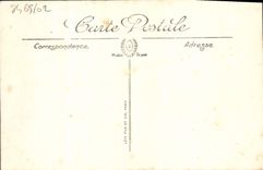 La POSTAL Trouville de la VENDIMIA llegó del barco de Le Havre Agustín Normand