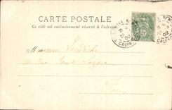 POSTAL Trouville de la VENDIMIA vista del martirio