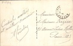 Reina de Trouville de la POSTAL de la VENDIMIA del panorama de las playas del martirio