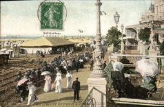 POSTAL Trouville de la VENDIMIA vista de la terraza del casino