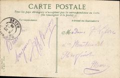 POSTAL Trouville de la VENDIMIA vista de la terraza del casino