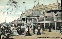 CPA Trouville Le Casino l'apres midi