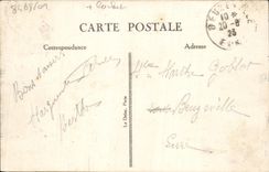 POSTAL Trouville de la VENDIMIA el nuevo casino visto de los niños de la playa