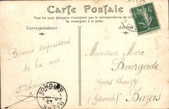 POSTAL Trouville de la VENDIMIA en el mar el casino