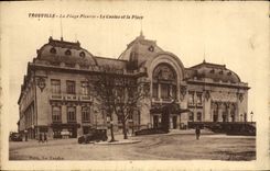 Reina de Trouville de la POSTAL de la VENDIMIA de las playas el casino y el lugar