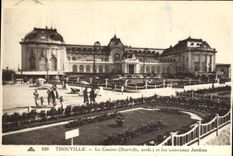 POSTAL Trouville de la VENDIMIA el casino y los nuevos jardines
