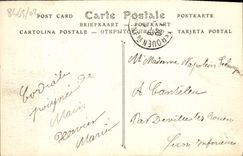 POSTAL Trouville de la VENDIMIA en el mar el ataque frontal municipal del casino de la dimensión del mar