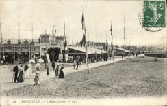 POSTAL Trouville Eden de la VENDIMIA el casino